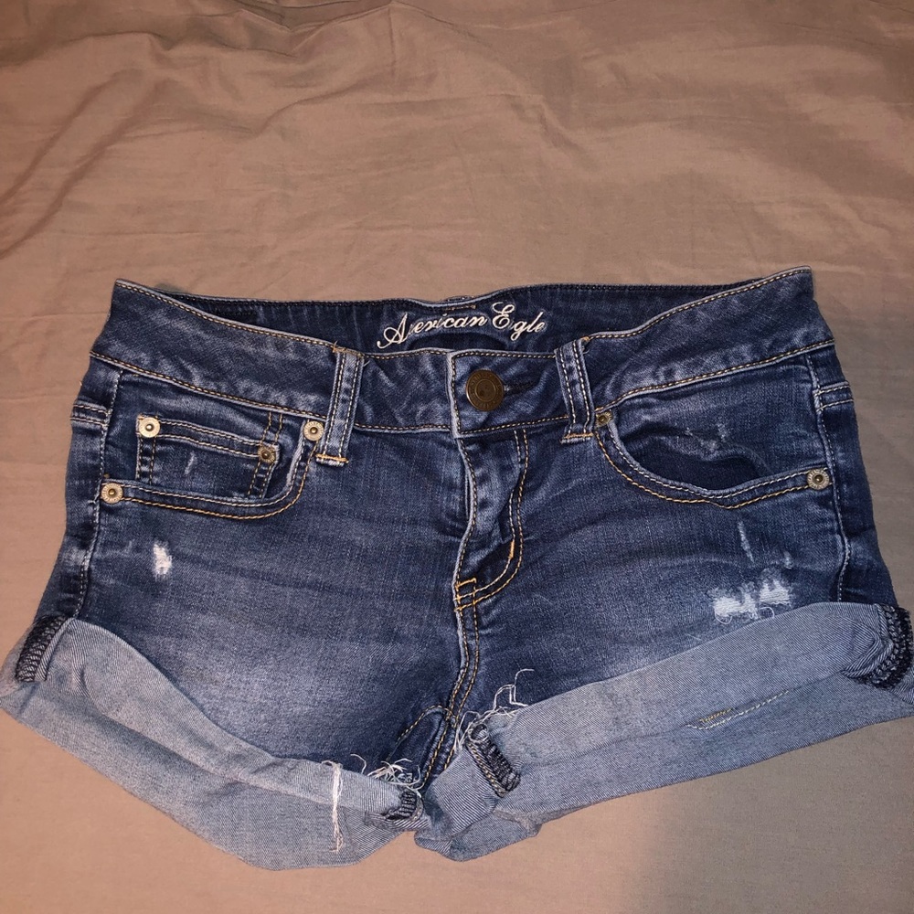 American eagle jean shorts